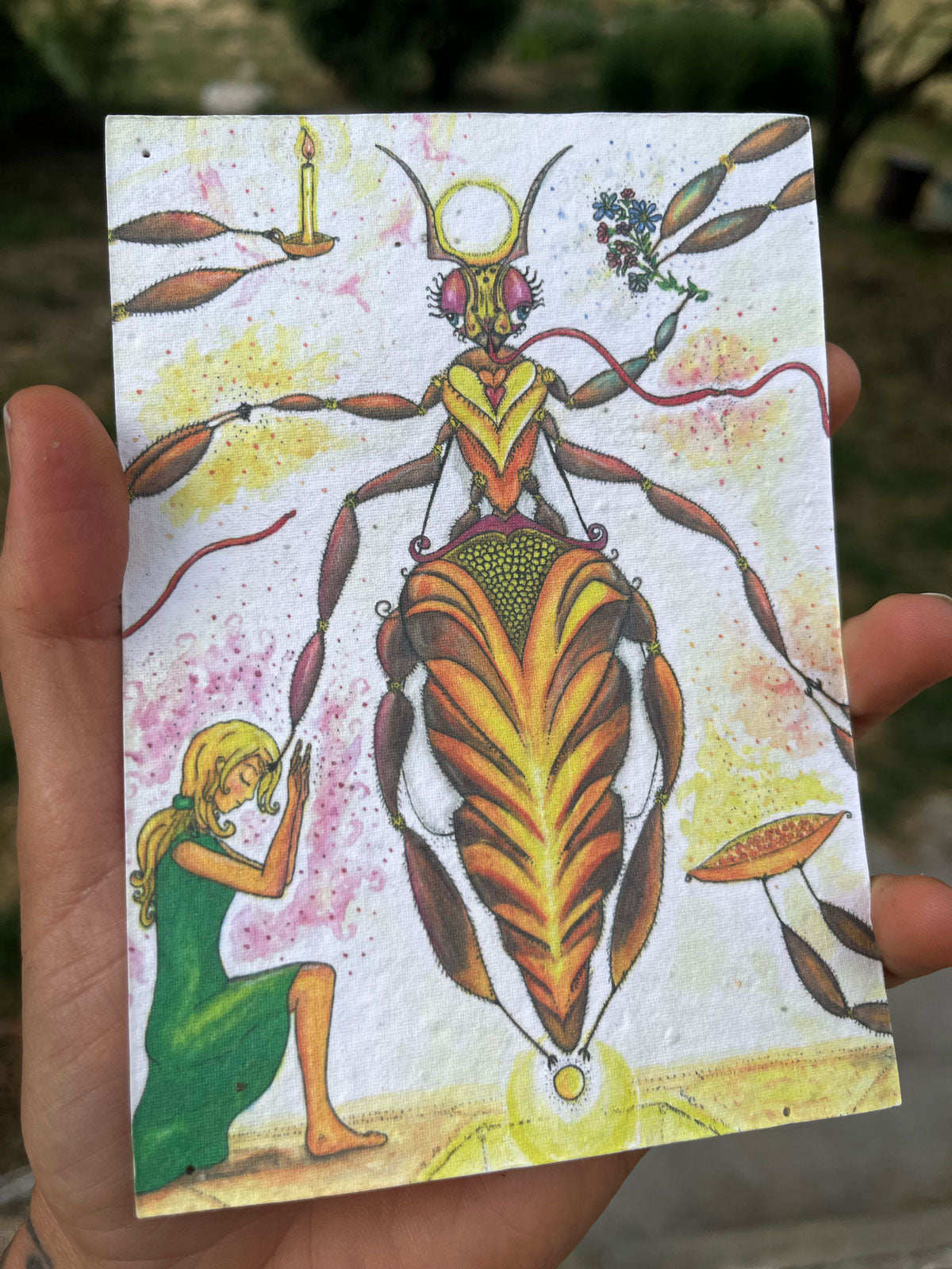 Carte Mère Abeille Plantable