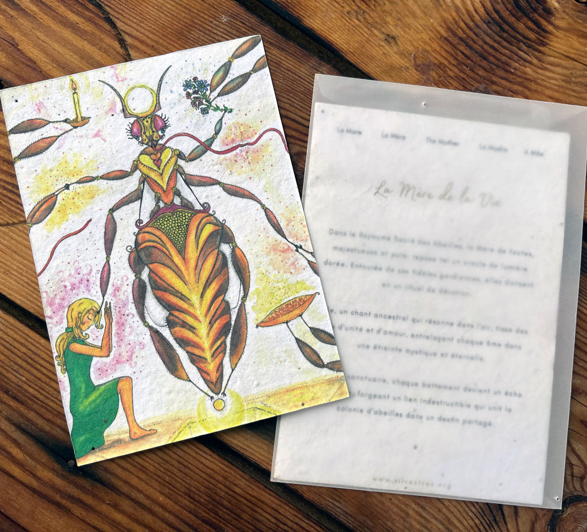 Carte Mère Abeille Plantable